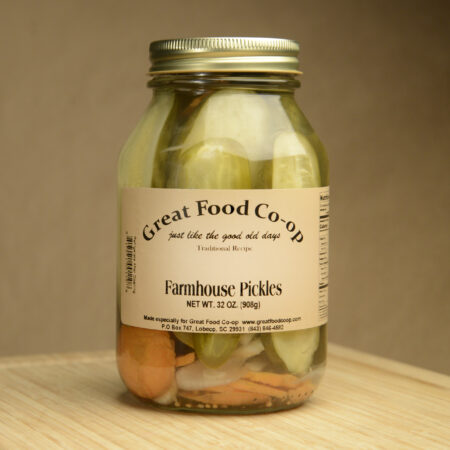 Large Farmhouse Pickles In Jar